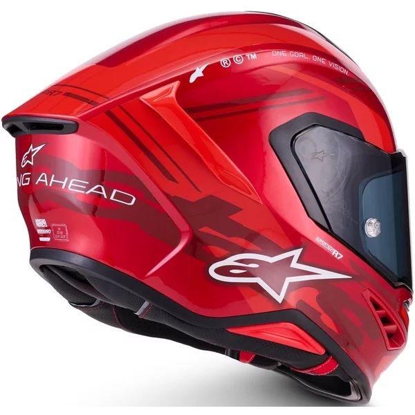 Casca integrala sport ALPINESTARS S-R7 A-CORE XXL Negru/Alb/Rosu, 9