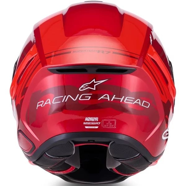 Casca integrala sport ALPINESTARS S-R7 A-CORE XXL Negru/Alb/Rosu, 13