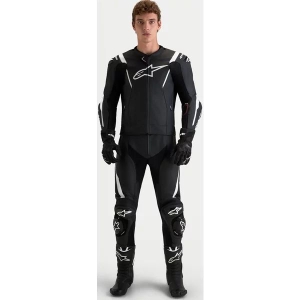 Combinezon de piele 2 piese ALPINESTARS MISSILE V3 46 Negru/Rosu fluo, 18