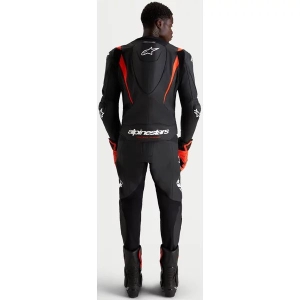 Combinezon de piele 2 piese ALPINESTARS MISSILE V3 46 Negru/Rosu fluo, 24