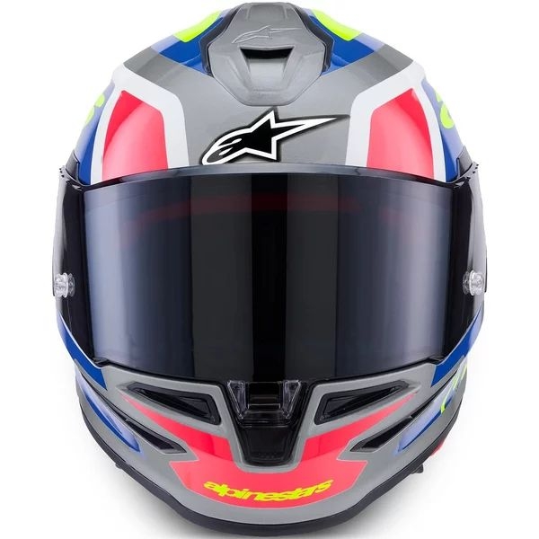 Casca integrala sport ALPINESTARS S-R7 LUMEN XS Negru/Mov/Rosu fluo, 4