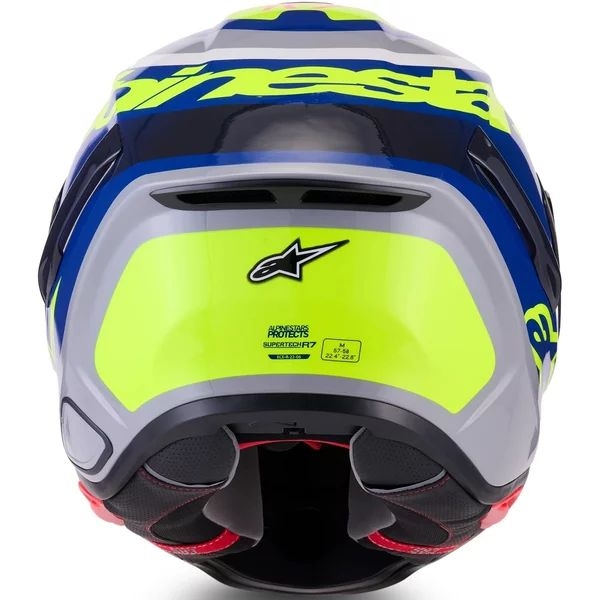 Casca integrala sport ALPINESTARS S-R7 LUMEN XS Negru/Mov/Rosu fluo, 11