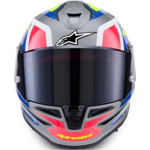 Casca integrala sport ALPINESTARS S-R7 LUMEN XS Negru/Mov/Rosu fluo, 4