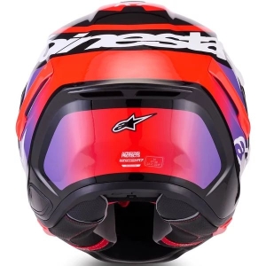 Casca integrala sport ALPINESTARS S-R7 LUMEN XS Negru/Mov/Rosu fluo, 9