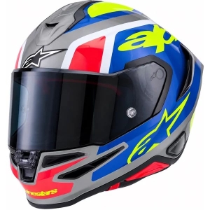 Casca integrala sport ALPINESTARS S-R7 LUMEN XS Negru/Mov/Rosu fluo, 14