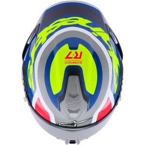 Casca integrala sport ALPINESTARS S-R7 LUMEN XS Negru/Mov/Rosu fluo, 15