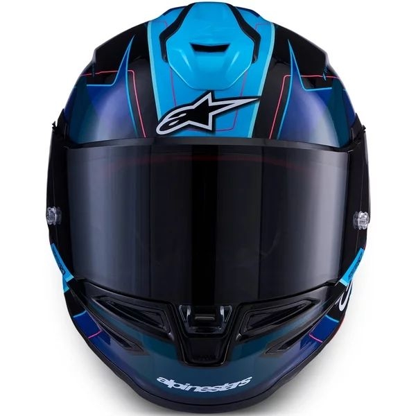 Casca integrala sport ALPINESTARS S-R7 KINETIS Negru/Rosu/Alb XS, 8