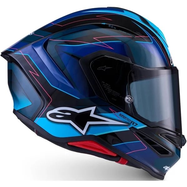 Casca integrala sport ALPINESTARS S-R7 KINETIS Negru/Rosu/Alb XS, 11