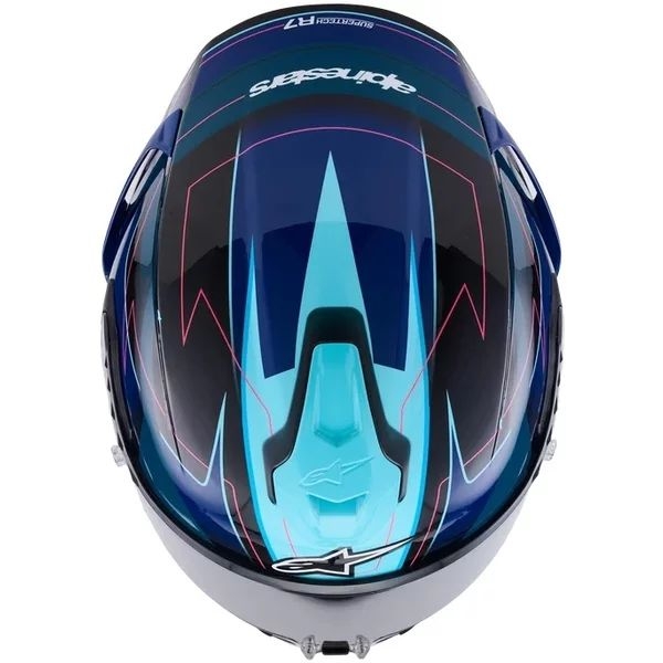 Casca integrala sport ALPINESTARS S-R7 KINETIS Negru/Rosu/Alb XS, 13