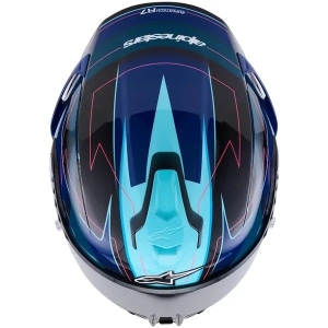Casca integrala sport ALPINESTARS S-R7 KINETIS Negru/Rosu/Alb XS, 13