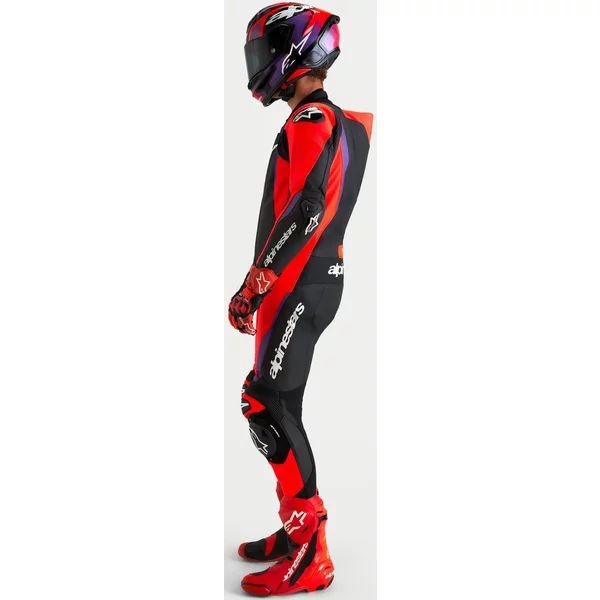 Combinezon de piele 1 piesA ALPINESTARS MISSILE V3 Negru 48, 2