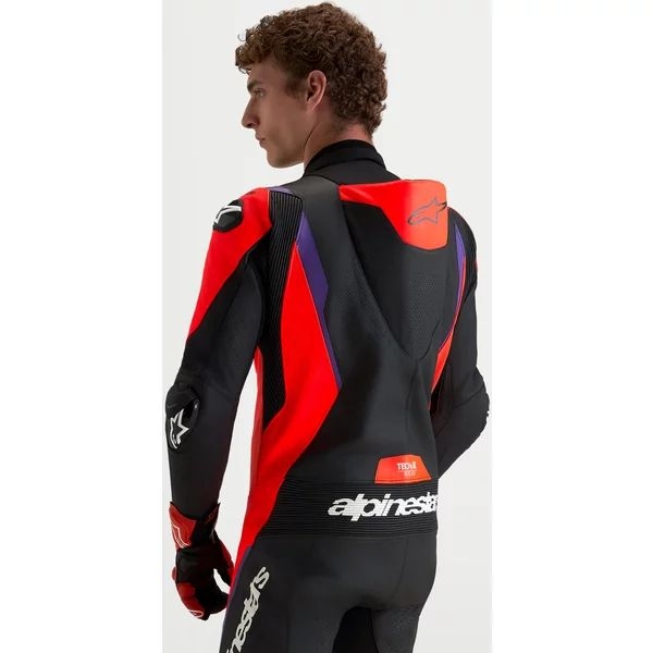 Combinezon de piele 1 piesA ALPINESTARS MISSILE V3 Negru 48, 7