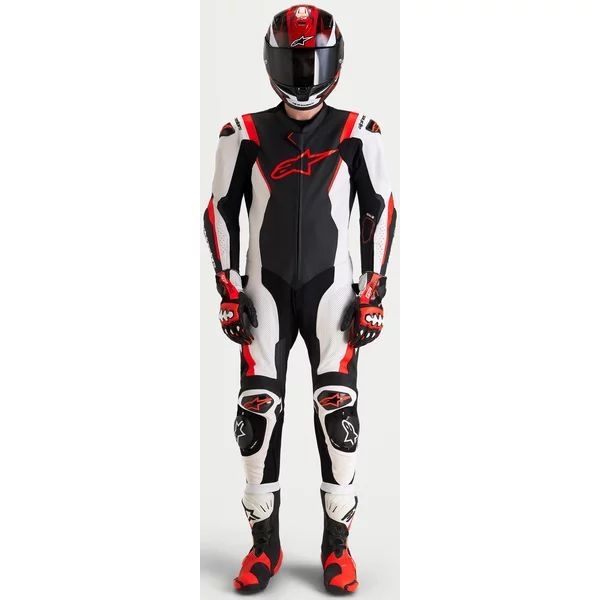Combinezon de piele 1 piesA ALPINESTARS MISSILE V3 Negru 48, 33