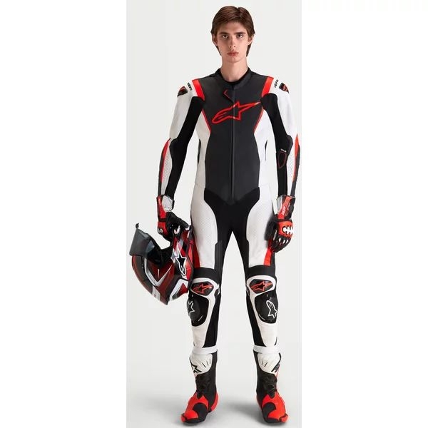 Combinezon de piele 1 piesA ALPINESTARS MISSILE V3 Negru 48, 55