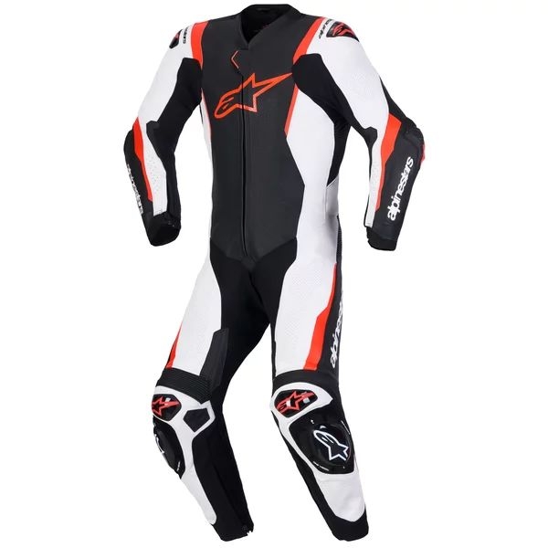 Combinezon de piele 1 piesA ALPINESTARS MISSILE V3 Negru 48, 60