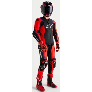 Combinezon de piele 1 piesA ALPINESTARS MISSILE V3 Negru 48, 5