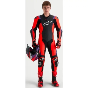 Combinezon de piele 1 piesA ALPINESTARS MISSILE V3 Negru 48, 46