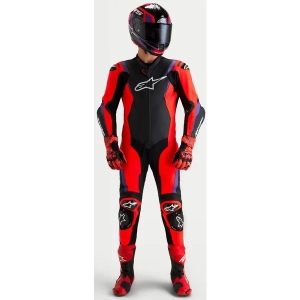 Combinezon de piele 1 piesA ALPINESTARS MISSILE V3 Negru 48, 51