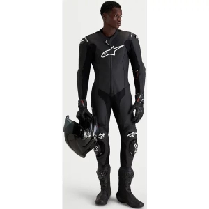 Combinezon de piele 1 piesA ALPINESTARS MISSILE V3 Negru 48, 52