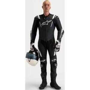 Combinezon de piele 1 piesA ALPINESTARS MISSILE V3 Negru 48, 56