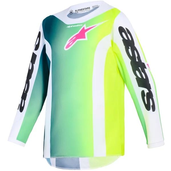Tricou cross-enduro de copii ALPINESTARS FLUID PORTL 2026 L Rosu/Gri, 5