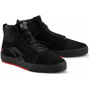 Ghete moto ALPINESTARS RIDE-63 LEATHER Negru/Rosu 40.5, 8