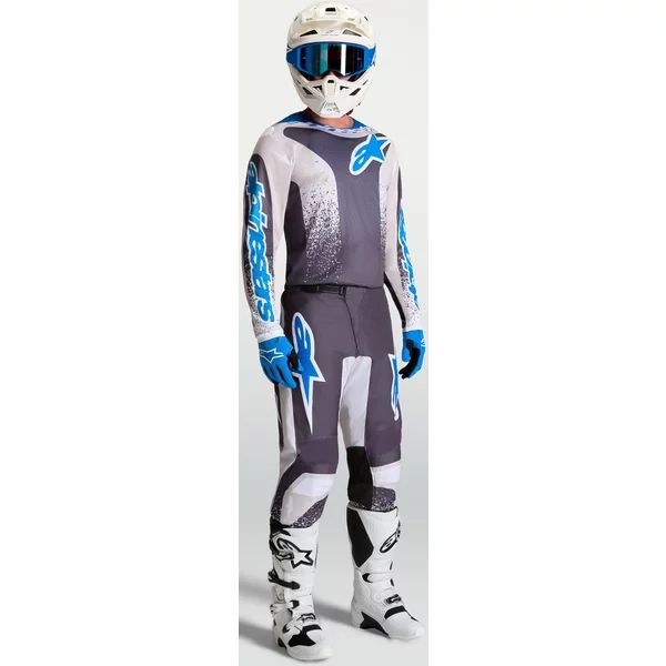 Tricou cross-enduro ALPINESTARS FLUID DRAG 2027 S Negru/Alb/Rosu fluo, 6
