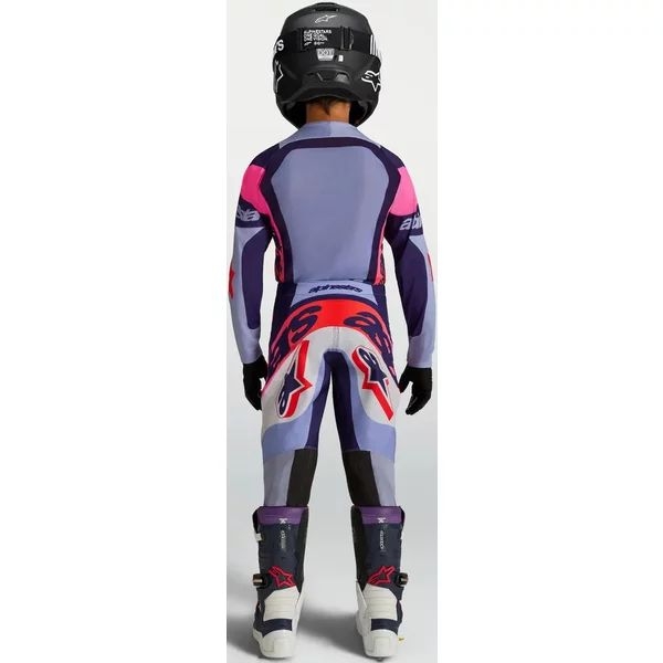 Pantaloni cross-enduro de copii ALPINESTARS SUPERTECH DYNA 2027 30 Mov/Roz, 9