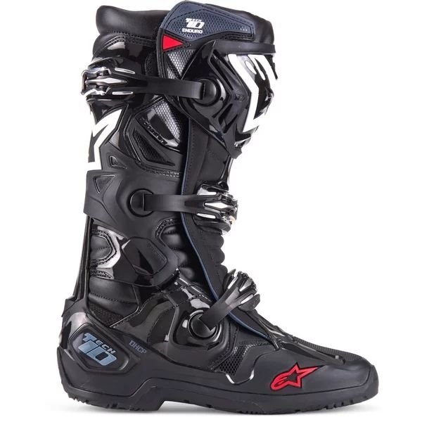 Cizme cross-enduro ALPINESTARS TECH 10 ENDURO 40.5 Gri/Rosu fluo, 4