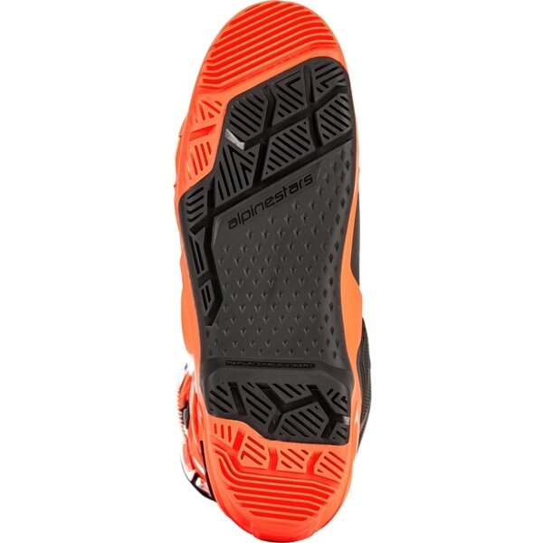 Cizme cross-enduro ALPINESTARS TECH 10 ENDURO 40.5 Gri/Rosu fluo, 10