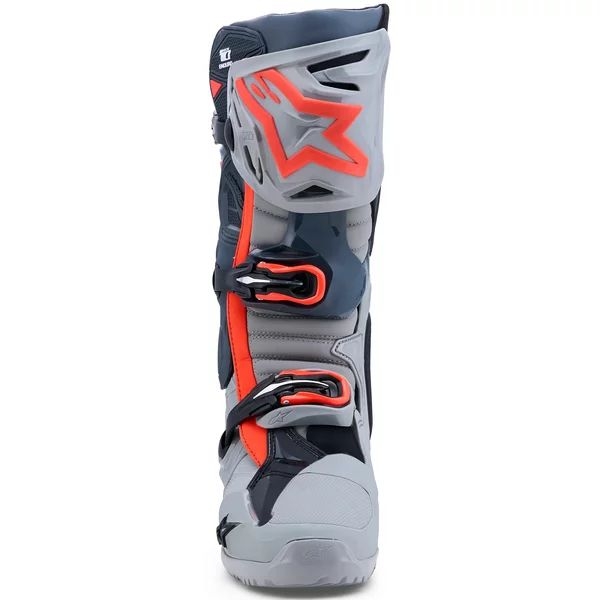 Cizme cross-enduro ALPINESTARS TECH 10 ENDURO 40.5 Gri/Rosu fluo, 26
