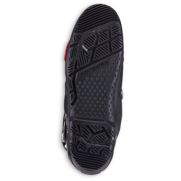 Cizme cross-enduro ALPINESTARS TECH 10 ENDURO 40.5 Gri/Rosu fluo, 17
