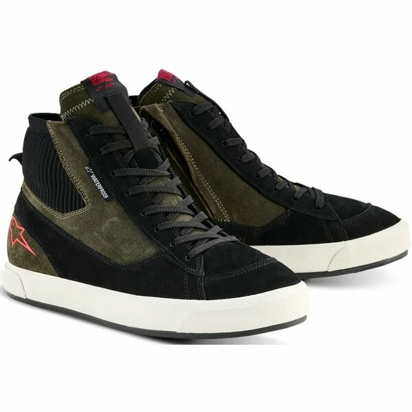 Ghete moto impermeabile ALPINESTARS STATED WP 39 Negru/Maro, 3