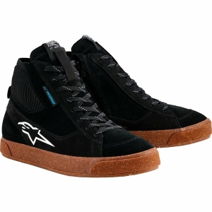 Ghete moto impermeabile ALPINESTARS STATED WP 39 Negru/Maro, 5