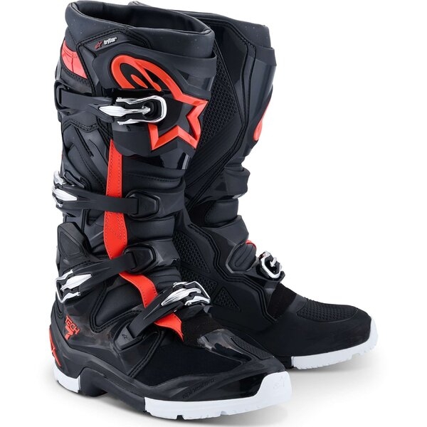 Cizme cross-enduro ALPINESTARS TECH 7 ENDURO DRYSTAR® 2026 Gri/Rosu 40.5, 20