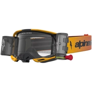 Ochelari cross-enduro ALPINESTARS VISION 8 AMBER ROLL OFF GOGGLES Galben/Rosu/Negru, 9
