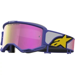 Ochelari cross-enduro ALPINESTARS VISION 5 DRAG GOGGLES Portocaliu/Rosu/Alb, 9