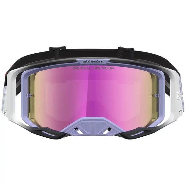 Ochelari cross-enduro ALPINESTARS VISION 8 MAVEN GOGGLES Albastru/Portocaliu/Argintiu, 6