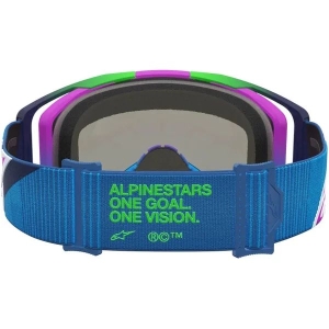 Ochelari cross-enduro ALPINESTARS VISION 8 MAVEN GOGGLES Albastru/Portocaliu/Argintiu, 5