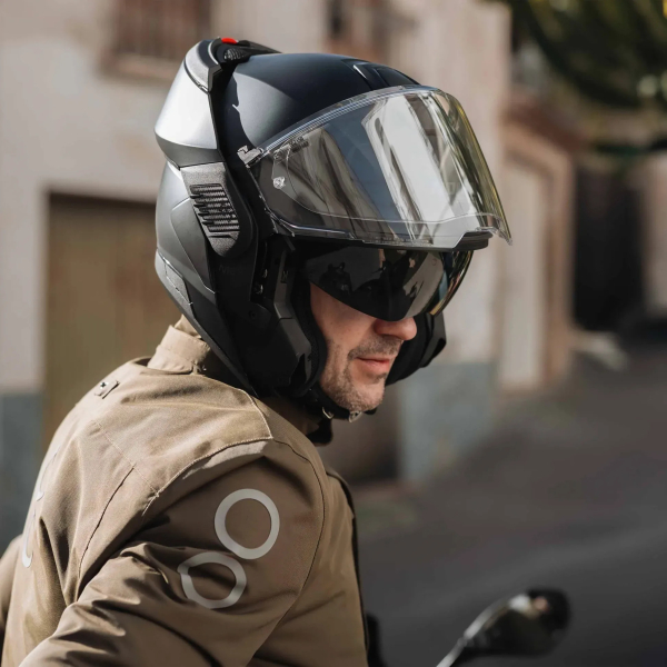 Casca Moto Flip-Back N120-1 Classico 303 Grey Glossy, 2
