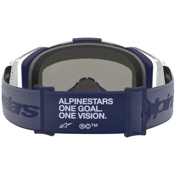 Ochelari cross-enduro ALPINESTARS VISION 8 AMBER MIRROR GOGGLES Alb/Argintiu, 3