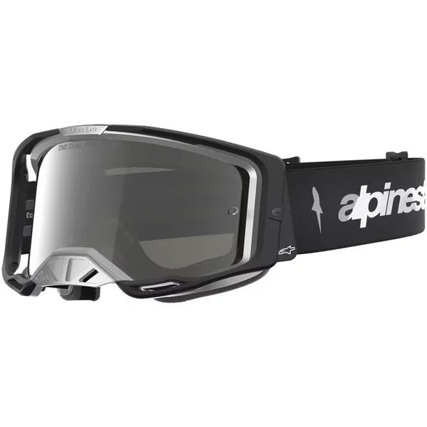 Ochelari cross-enduro ALPINESTARS VISION 8 AMBER MIRROR GOGGLES Alb/Argintiu, 7