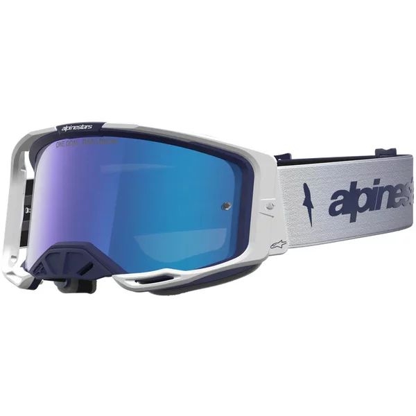 Ochelari cross-enduro ALPINESTARS VISION 8 AMBER MIRROR GOGGLES Alb/Argintiu, 13