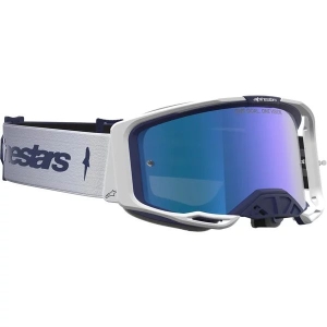 Ochelari cross-enduro ALPINESTARS VISION 8 AMBER MIRROR GOGGLES Alb/Argintiu, 6