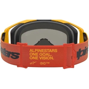 Ochelari cross-enduro ALPINESTARS VISION 8 AMBER MIRROR GOGGLES Alb/Argintiu, 12