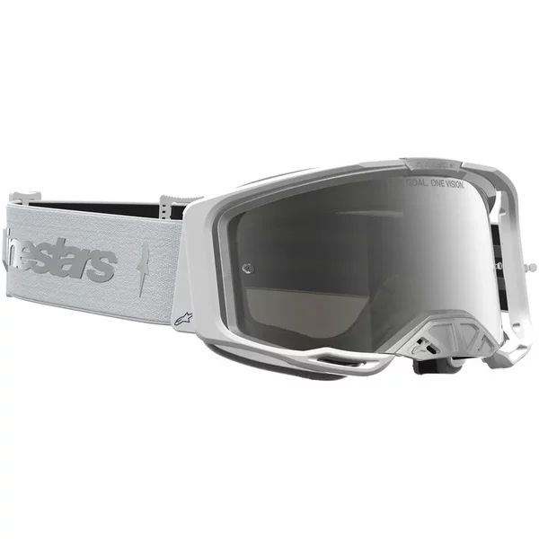 Ochelari cross-enduro ALPINESTARS VISION 8 AMBER MIRROR GOGGLES Navy/Alb, 14