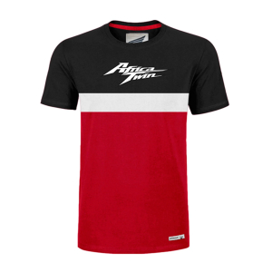 TRICOU NEGRU/ROSU AFRICA TWIN L