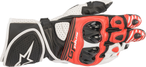 Manusi de piele race Alpinestars GP PLUS R V2 S Negru/Alb/Rosu