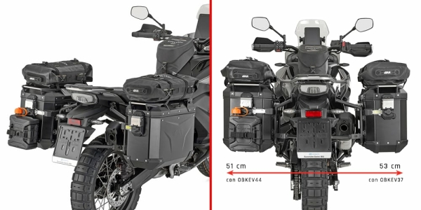 Suport Side Case Givi Monokey Cam-Side Trekker Outback PL ONE-FIT CFMoto 800 MT-X (25)