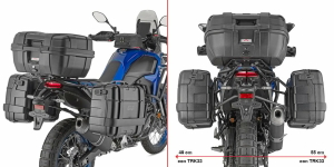Suport Side Case Givi PL ONE-FIT pentru valiza Monokey Yamaha Tenere 700 (25)